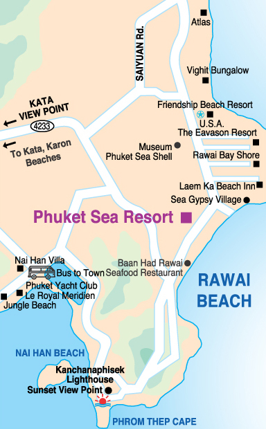 Phuket Sea Resort Map